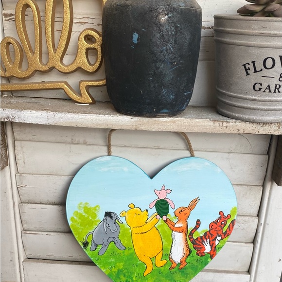Winnie The Pooh and Friends Hand Painted Inspired Acrylic on Wood - Picture 6 of 9